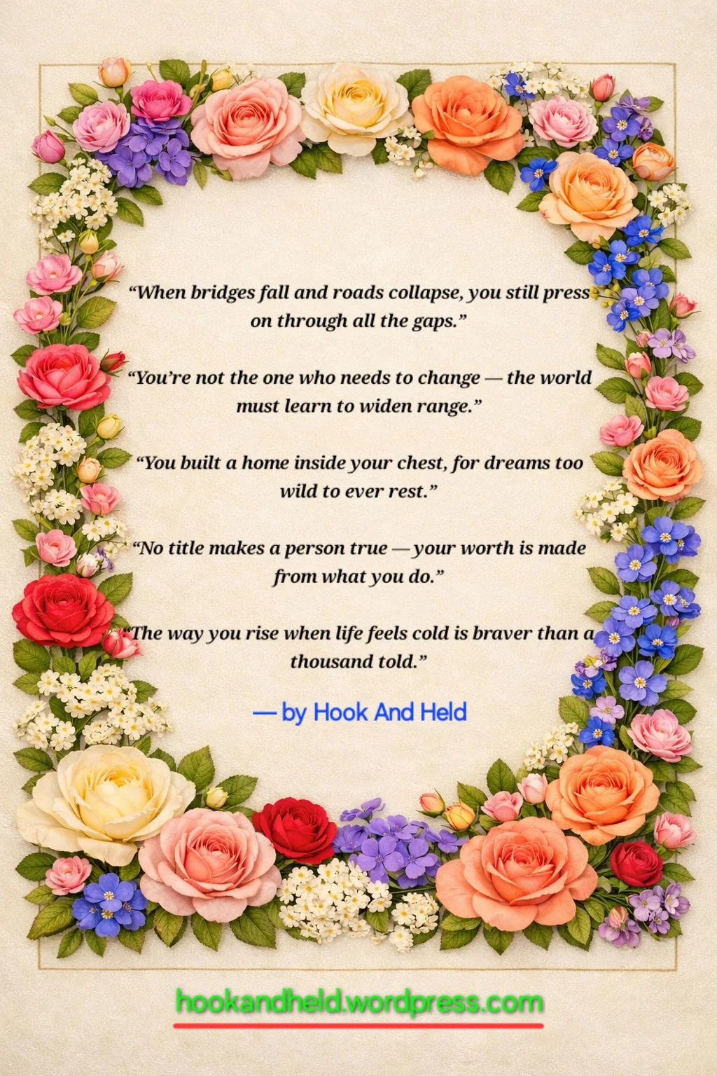 Hook And Held Emotional Healing Poetry Quotes